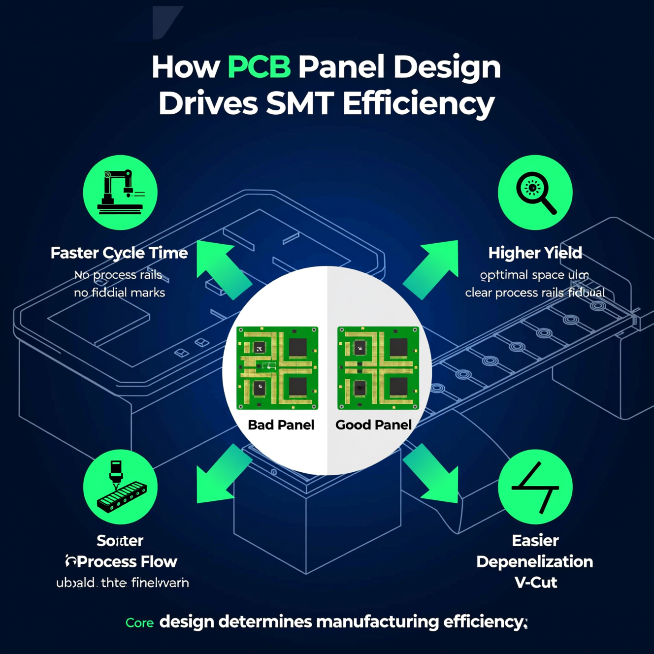 How Much Influence Does PCB Panel Design Have on SMT Production Efficiency?